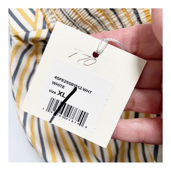 NWT Favorite Daughter Ex-Boyfriend Stripe Bra Top size XL - Picture 7 of 11